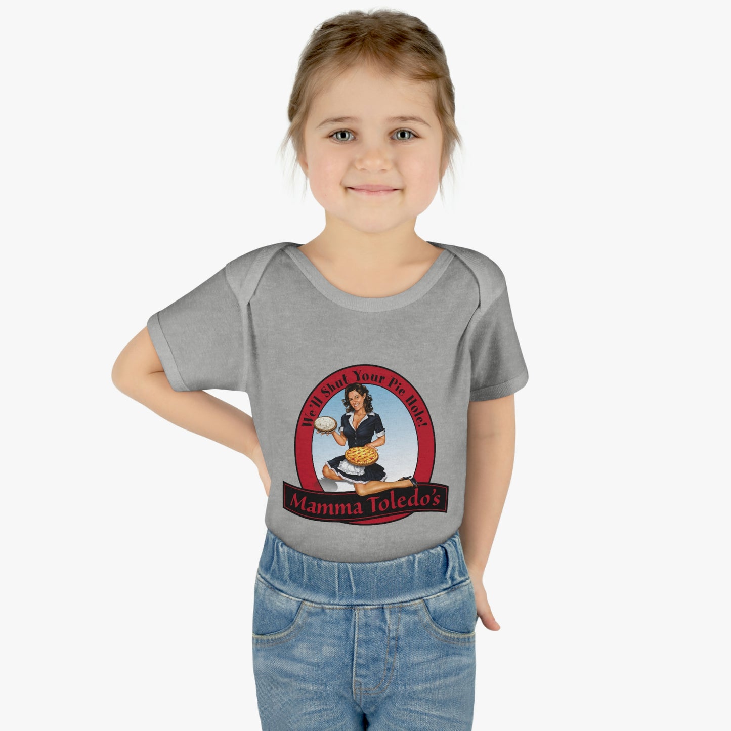 Mamma's Logo Infant Baby Rib Bodysuit