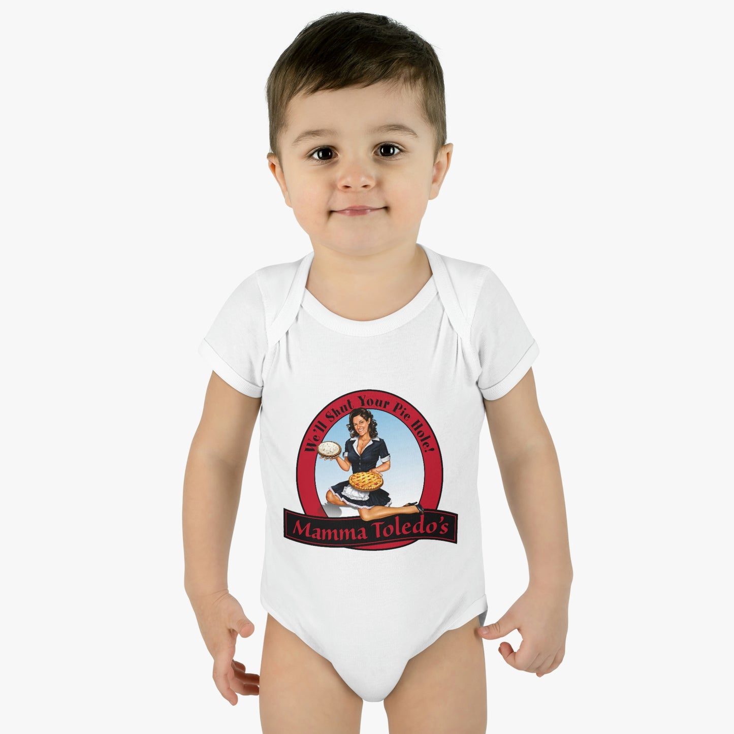 Mamma's Logo Infant Baby Rib Bodysuit