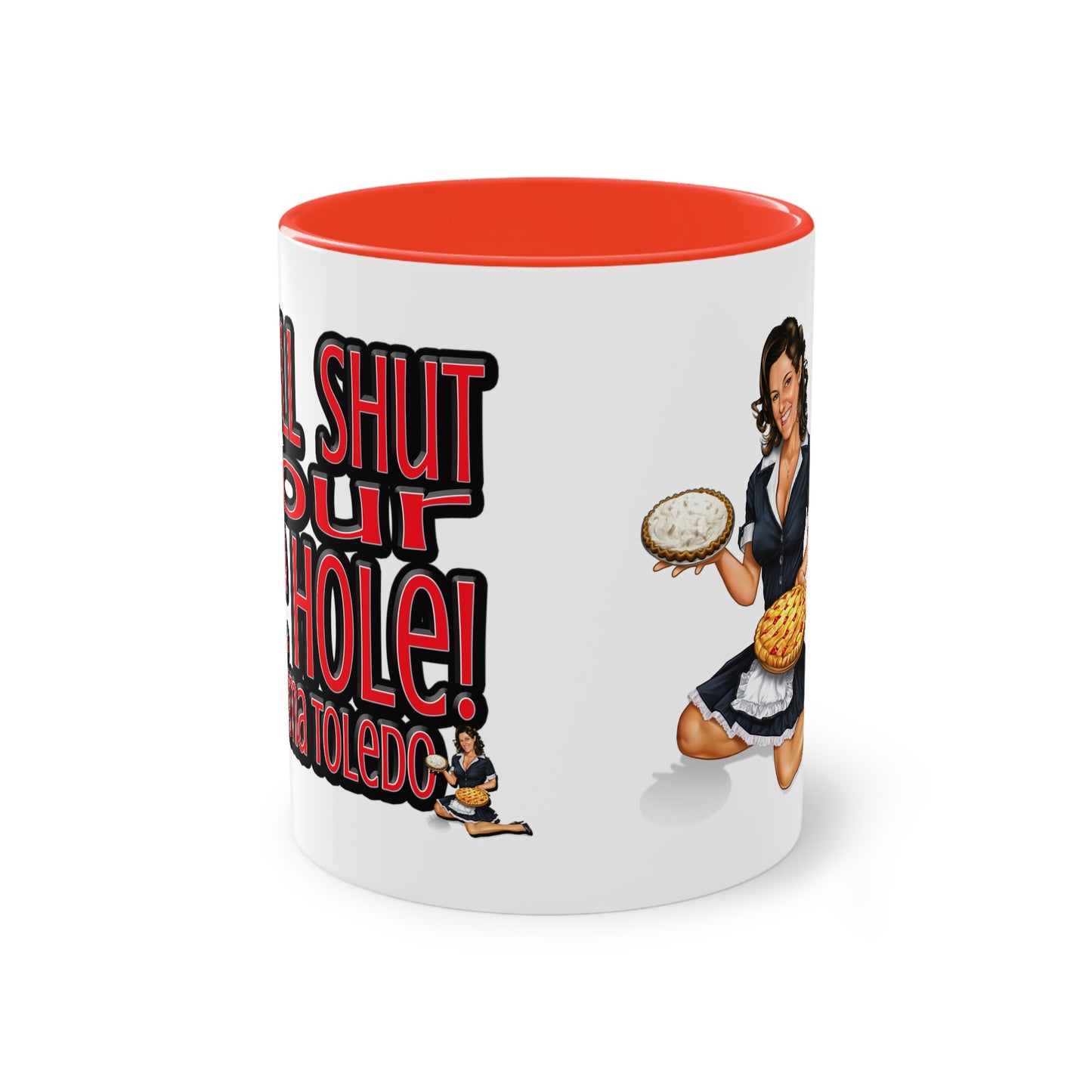 Mamma's Two-Tone Coffee Mug, 11oz