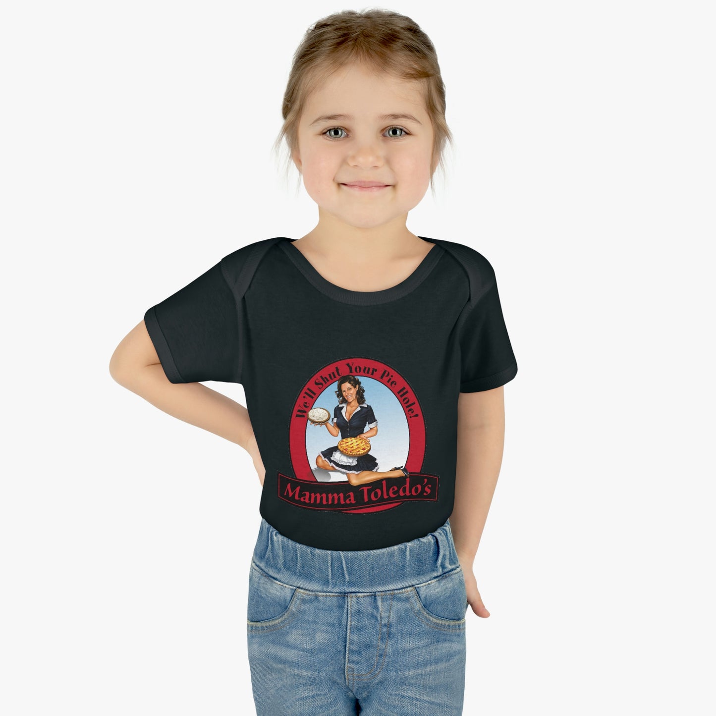 Mamma's Logo Infant Baby Rib Bodysuit