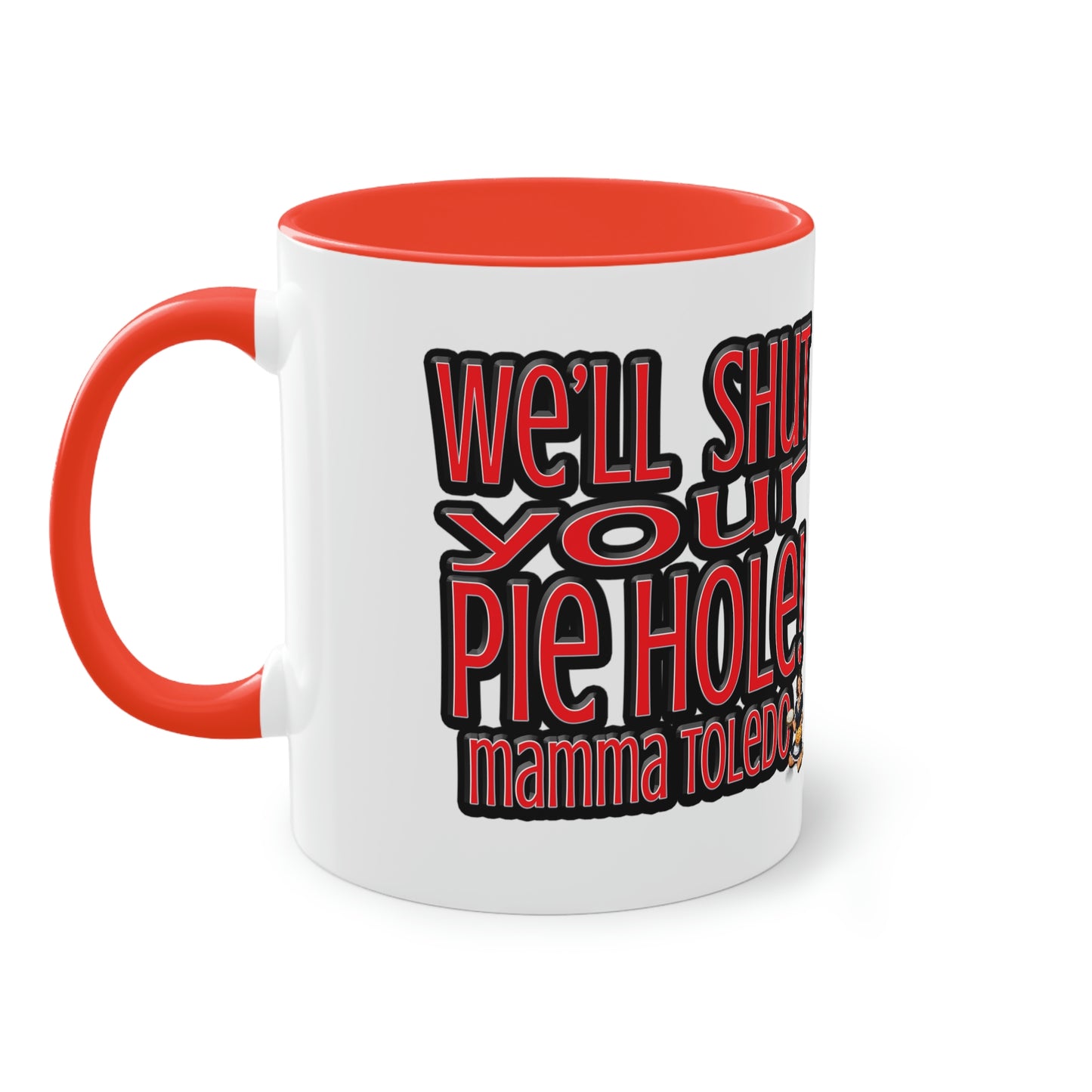 Mamma's Two-Tone Coffee Mug, 11oz