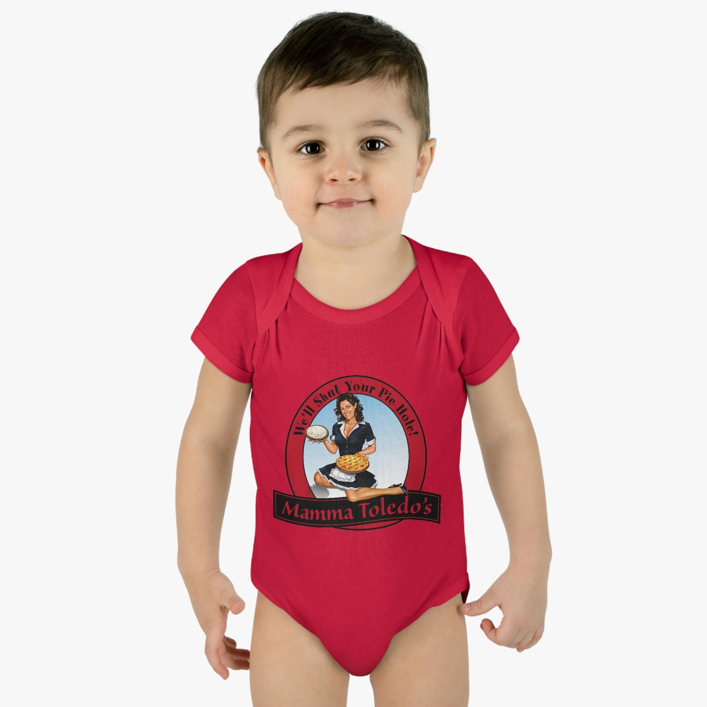 Mamma's Logo Infant Baby Rib Bodysuit