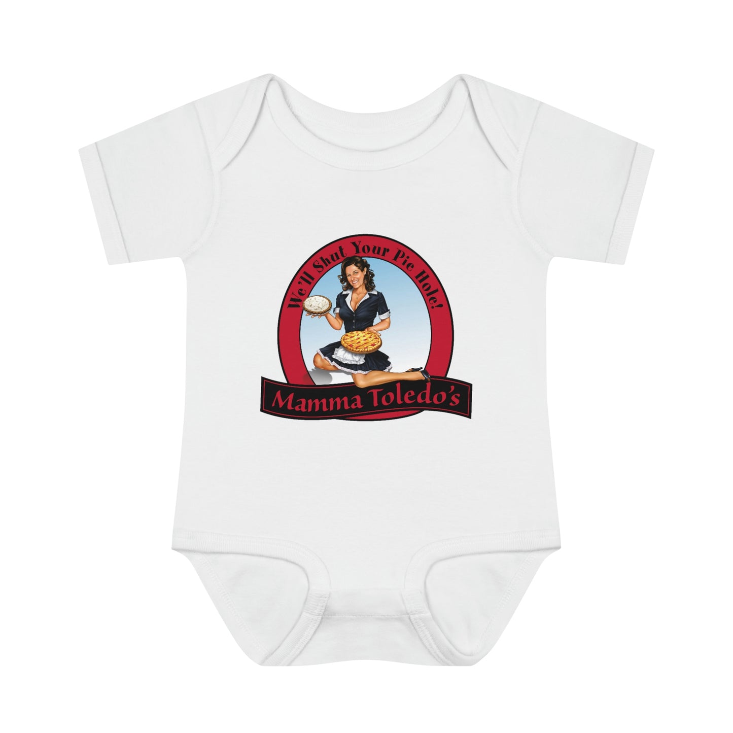 Mamma's Logo Infant Baby Rib Bodysuit