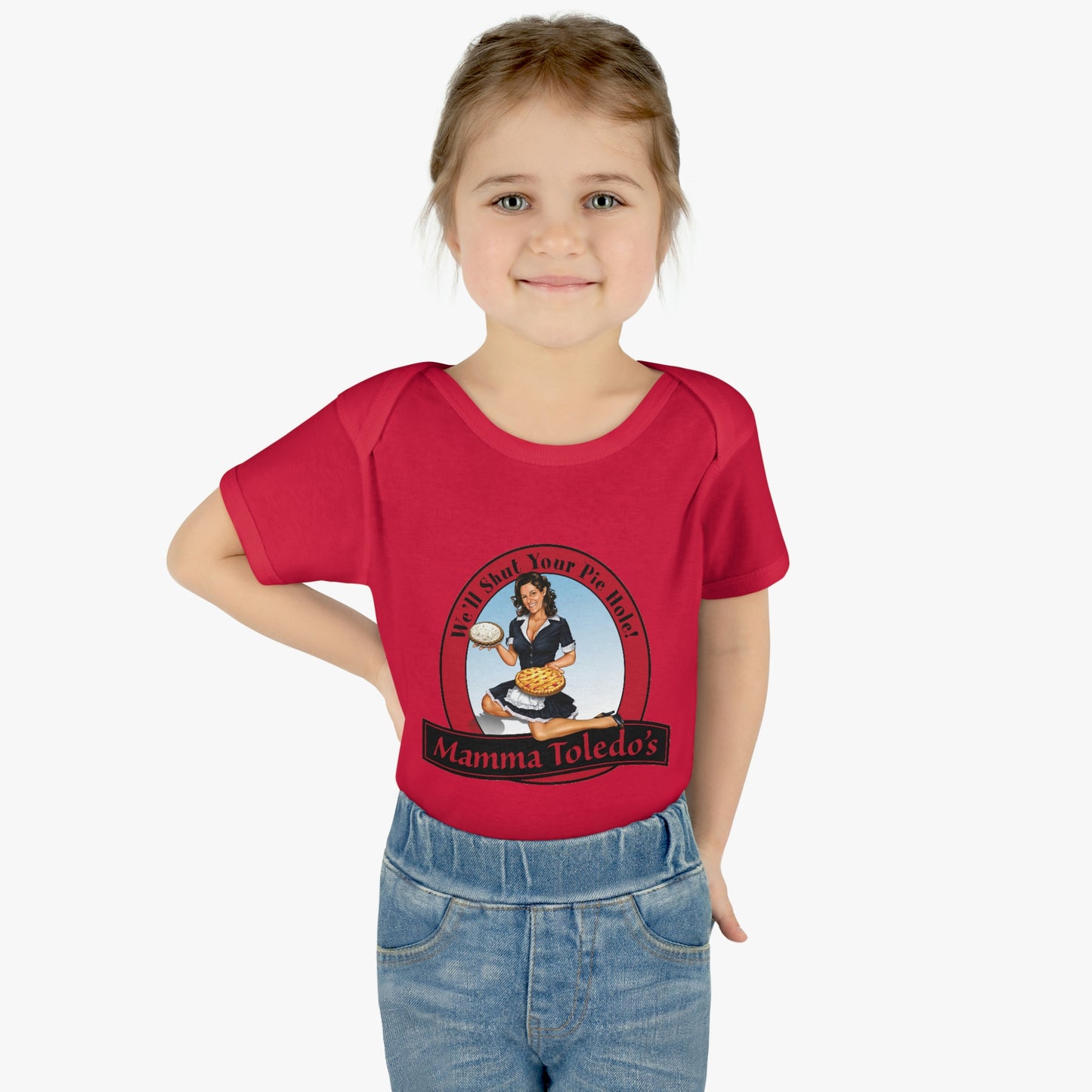 Mamma's Logo Infant Baby Rib Bodysuit