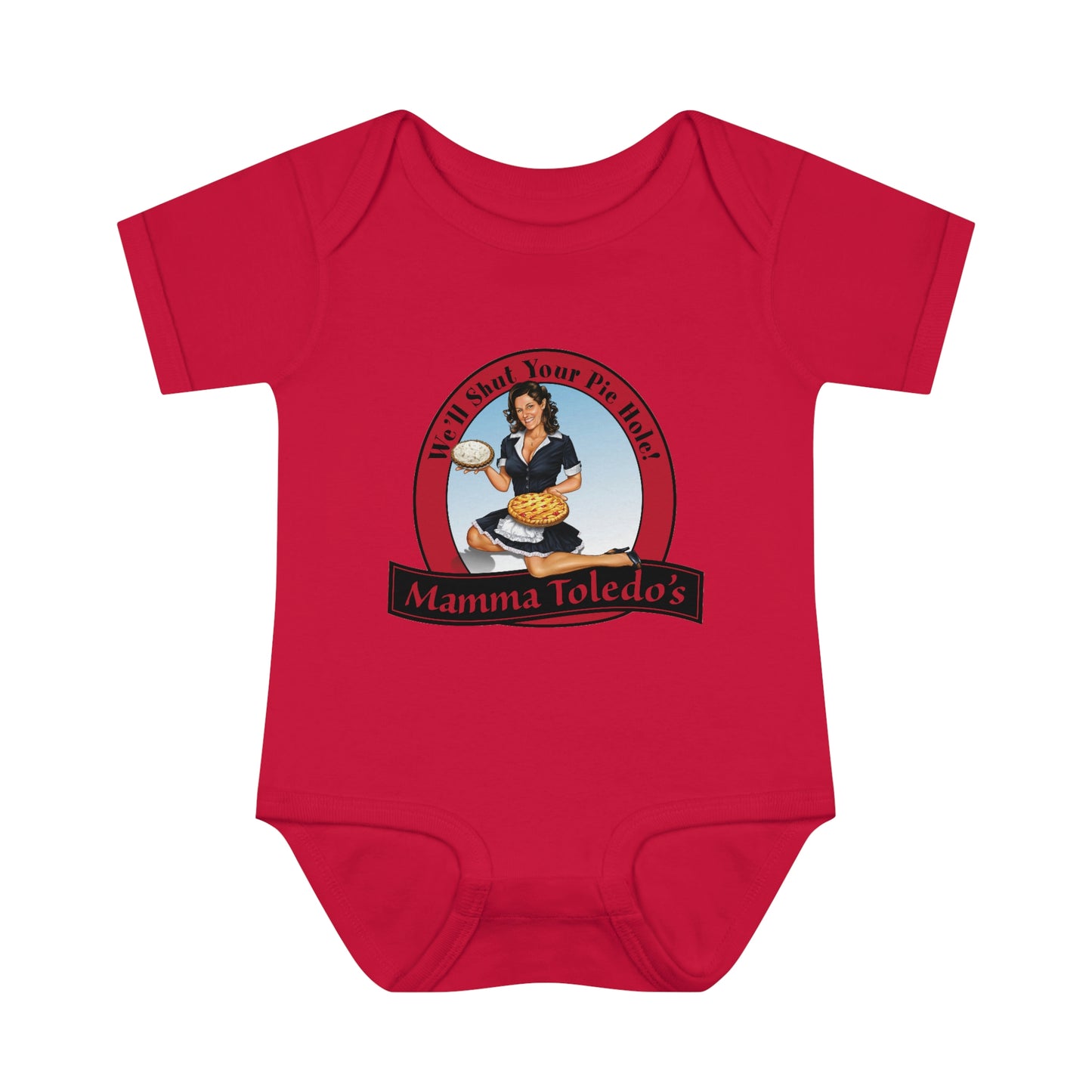Mamma's Logo Infant Baby Rib Bodysuit