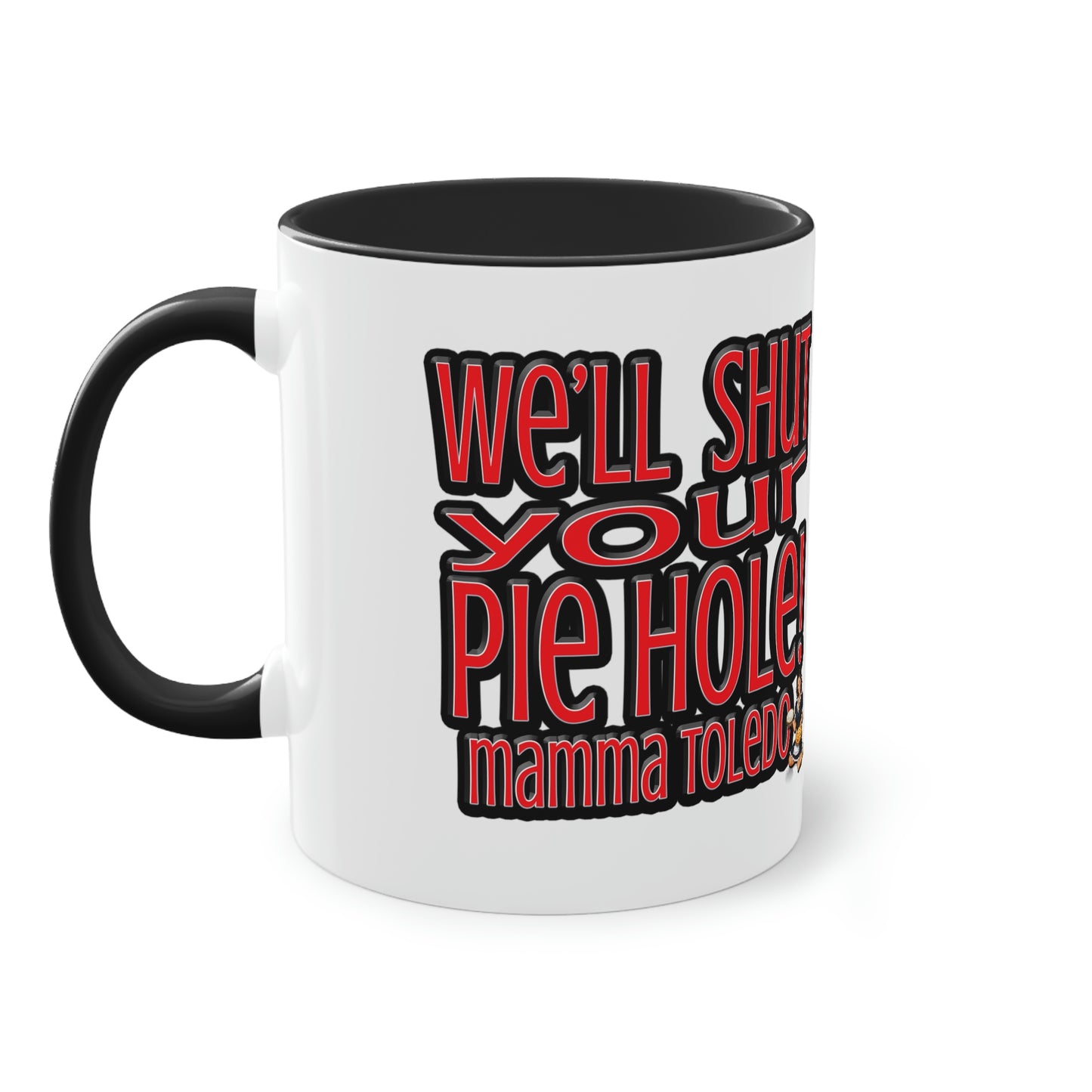 Mamma's Two-Tone Coffee Mug, 11oz