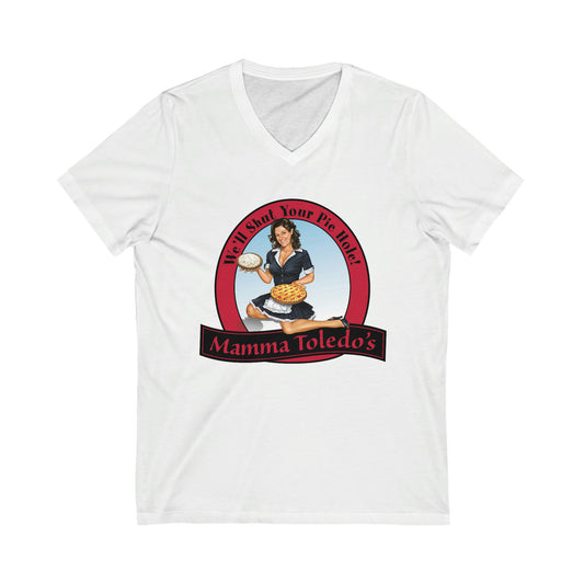 Mamma's LOGO Short Sleeve V-Neck Tee