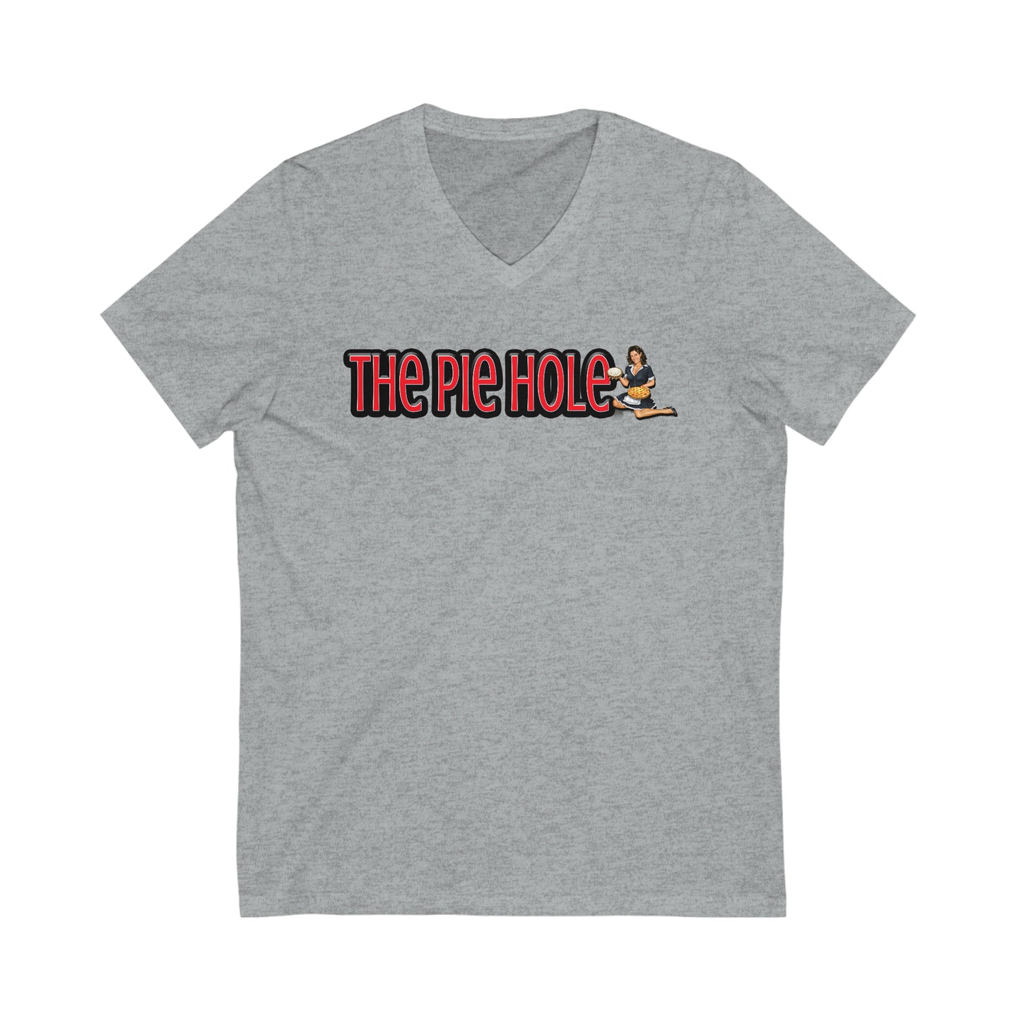 "The Pie Hole" Short Sleeve V-Neck Tee