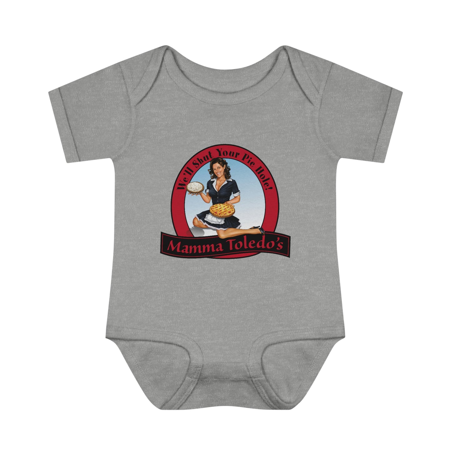 Mamma's Logo Infant Baby Rib Bodysuit
